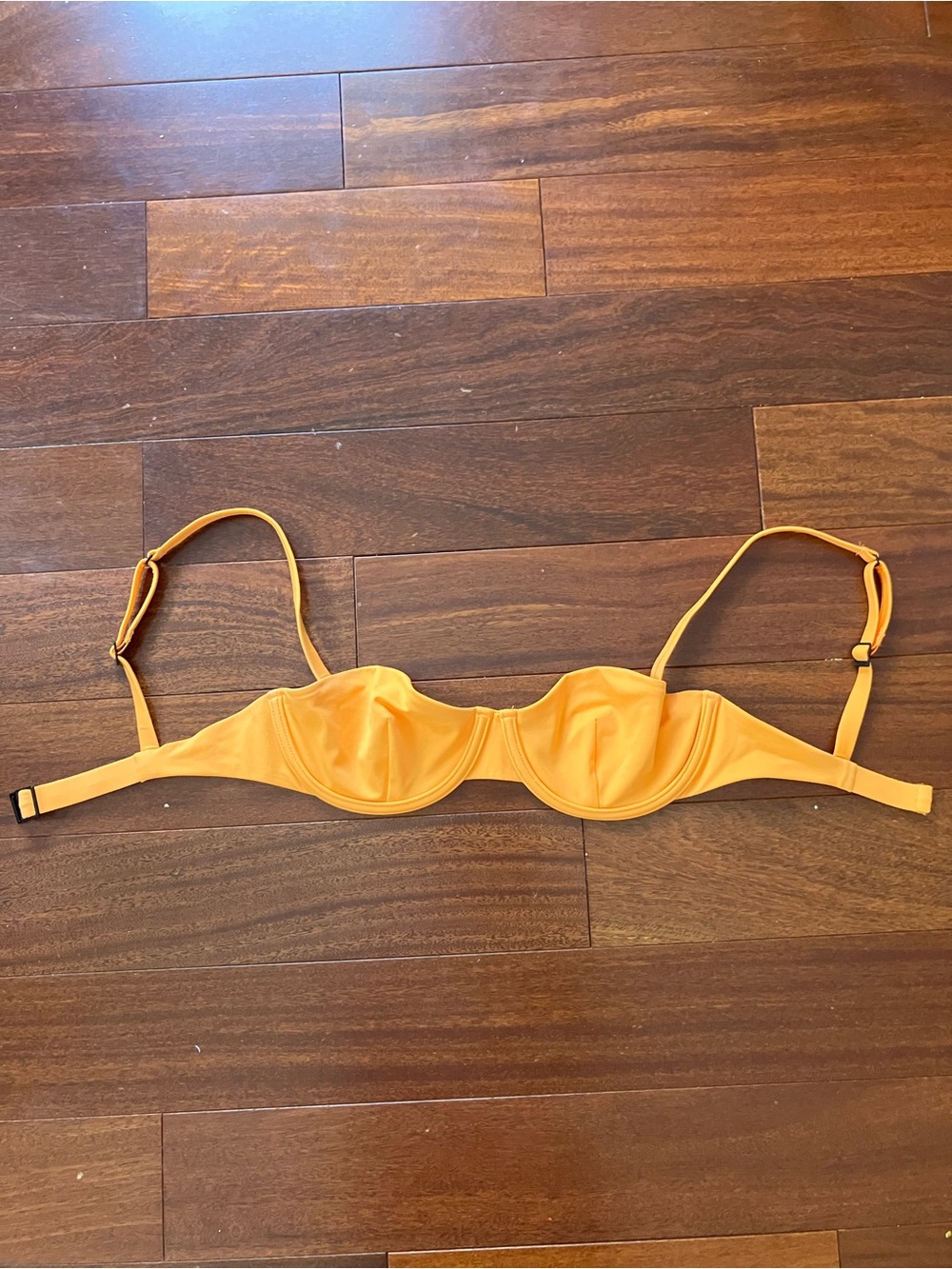 CUUP Orange Underwire Bikini Top